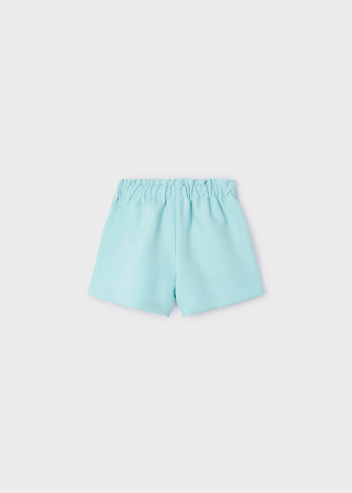 Calções de crepe para menina, anis