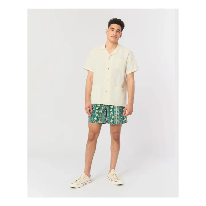 Bather Short de Bain Botanical Fibres Recyclées | Vert