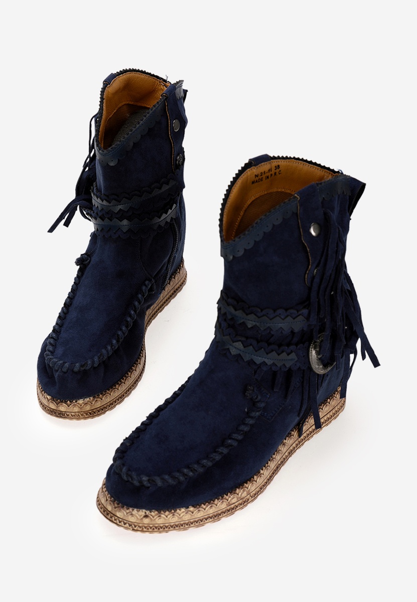 Bottes mocc bleus Izenite