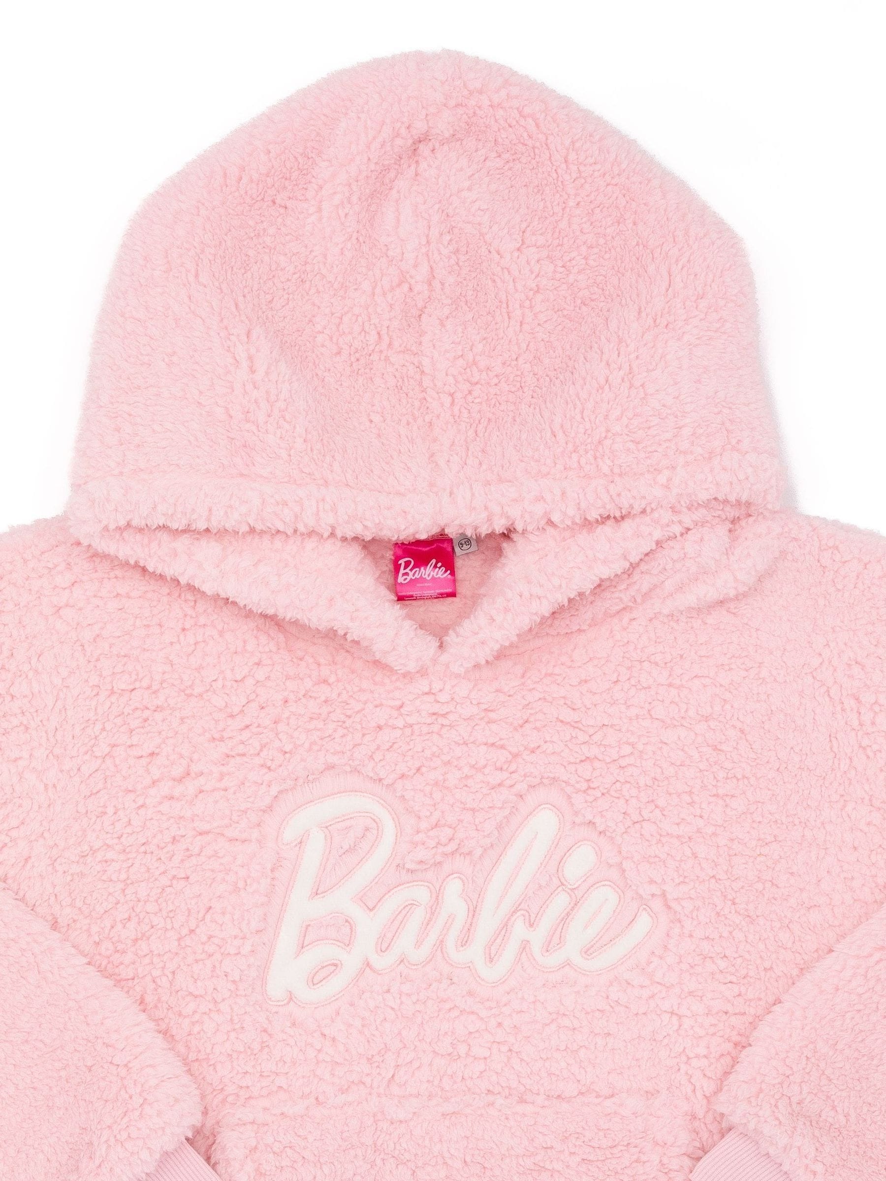 Roze met Barbie - Vanilla Underground dekenhoody voor meisjes