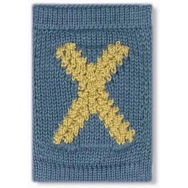 Strikket Bogstav Blue - Smallstuff → Luksusbaby.dk