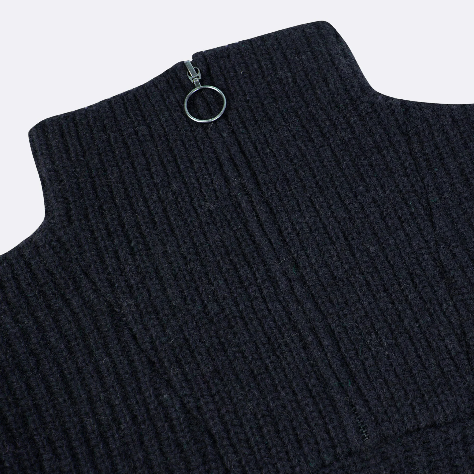 Pull col camionneur bleu marine Laine - Modèle Ardenne