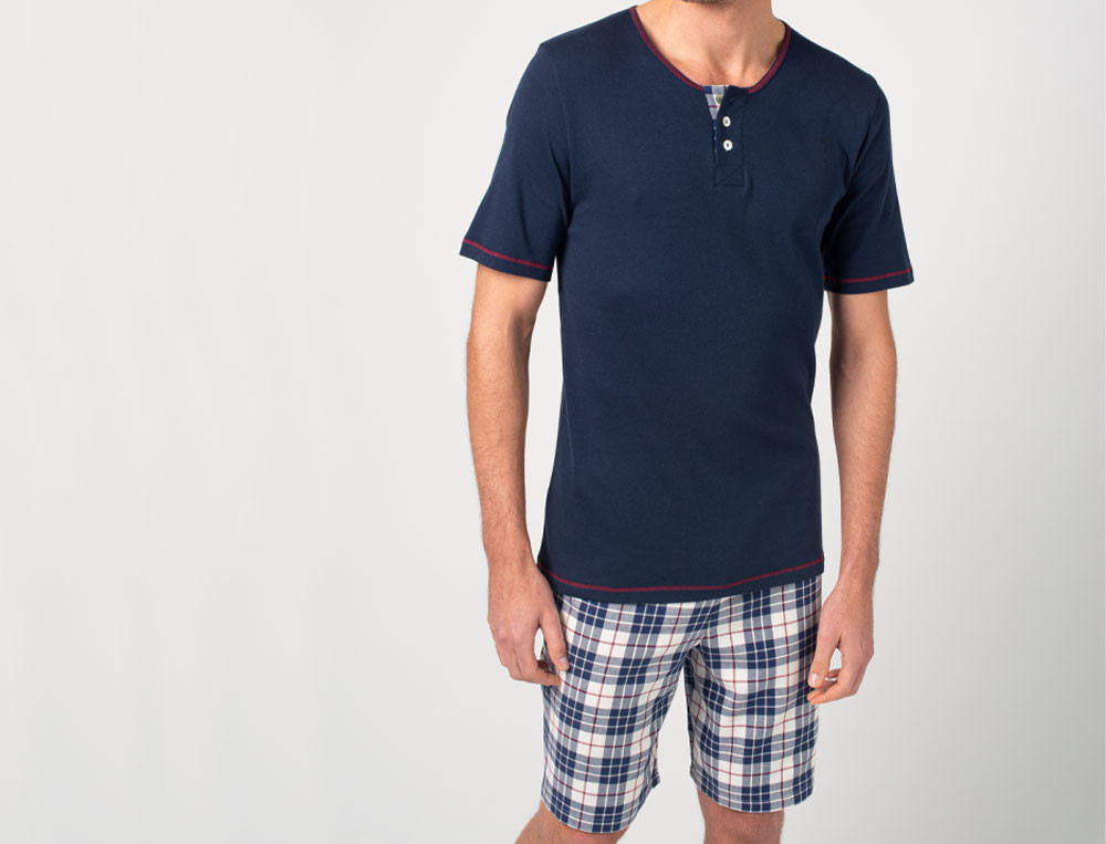 Pyjama short homme-Doubles jeux