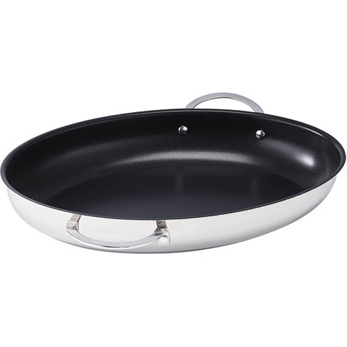Poêle à poisson ovale 37.5 cm