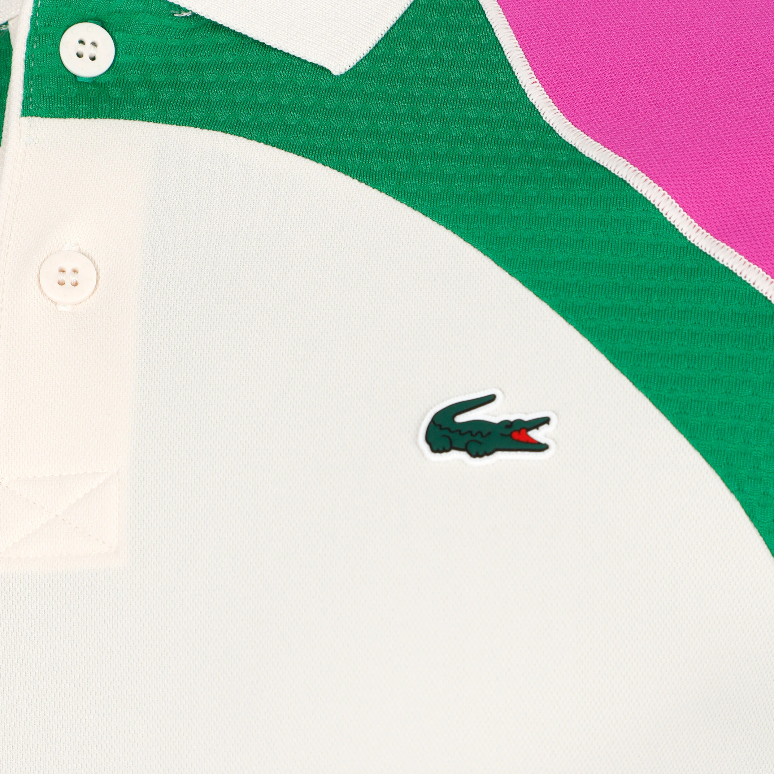 Lacoste Polo Hommes - Crème , Multicouleur
