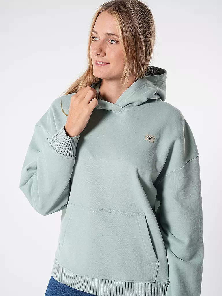 CALVIN KLEIN JEANS Kapuzensweater - Hoodie mint