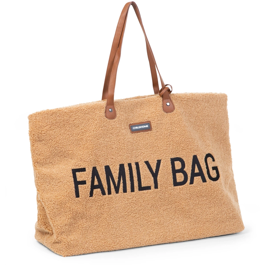 CHILDHOME Family Bag Teddy beige