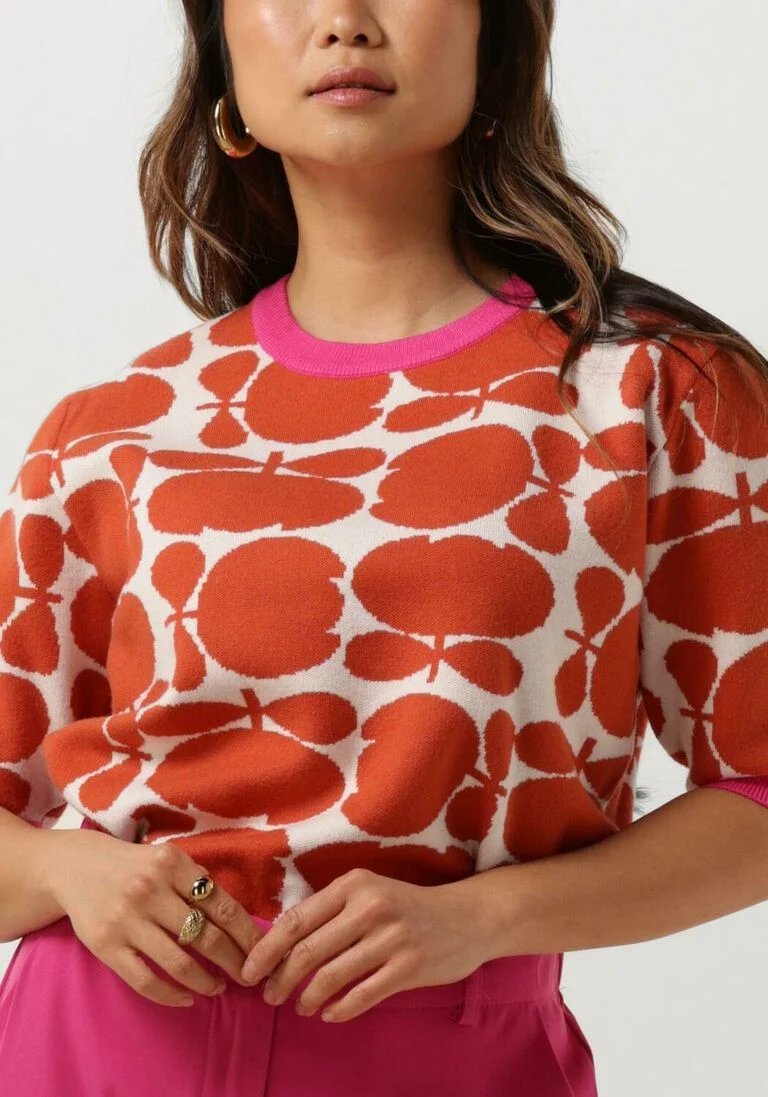 YDENCE roest ydence top knitted top tulip