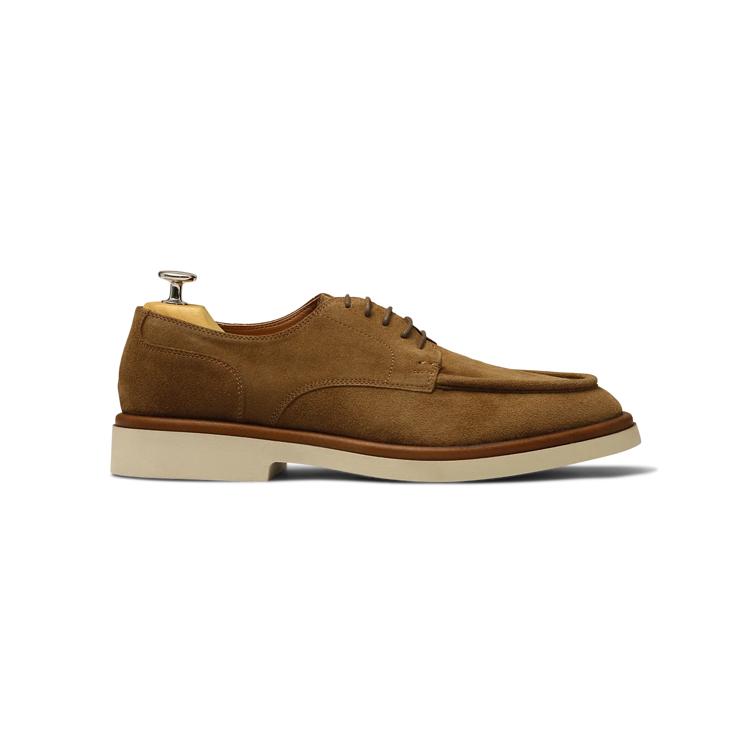 Duty-Derby en velours cognac