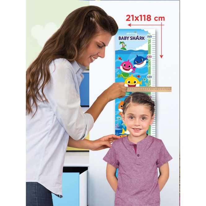Baby Shark - Puzzle-Messlatte - 30 Teile