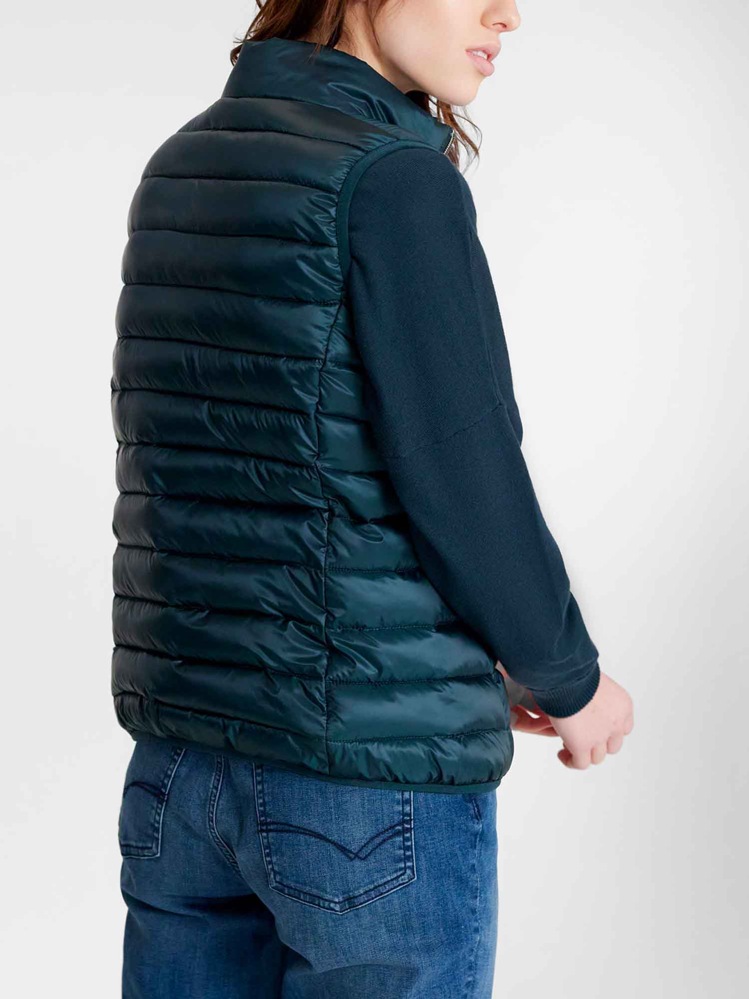 Doudoune Sans Manches Femme Eco-Conçue Verte