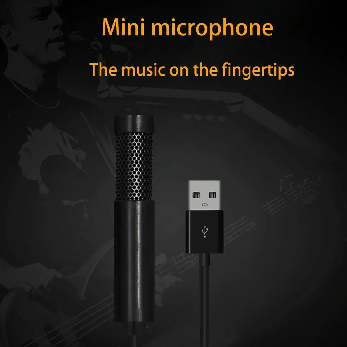 Yonis Microphone USB Portable Haute Qualité Studio