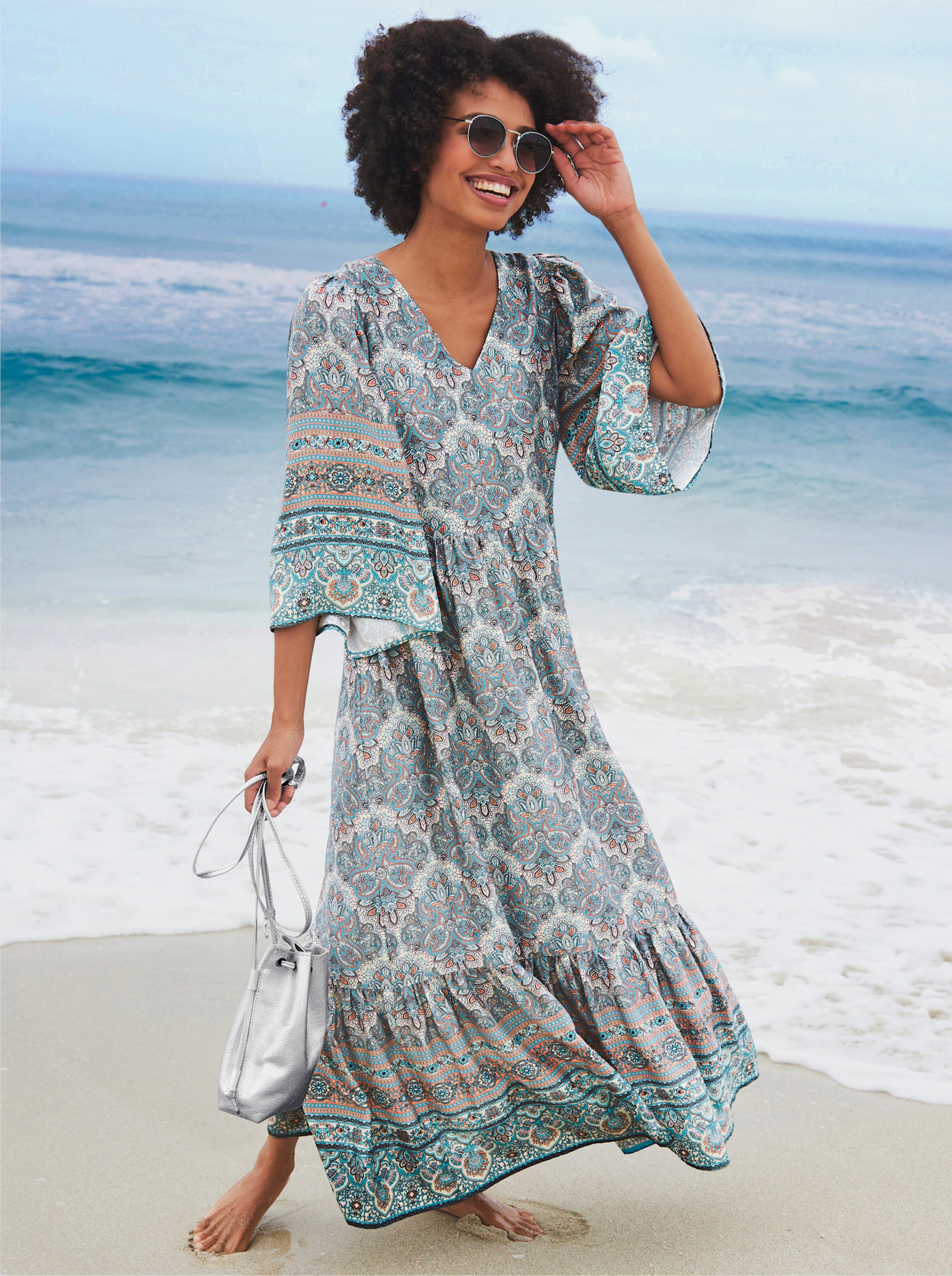 Druck-Kleid
