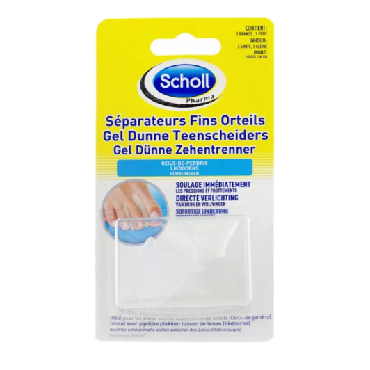 Séparateurs fins d'orteils Scholl