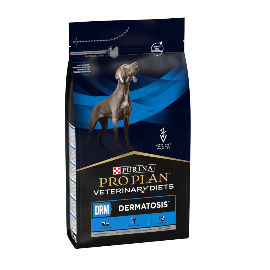 Ração Pro Plan Veterinary Diets para cães com dermatose