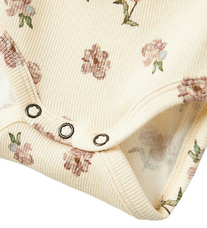 Lil' Atelier Body L/æ - Rib - NbfGavo - Turteltaube/Peony