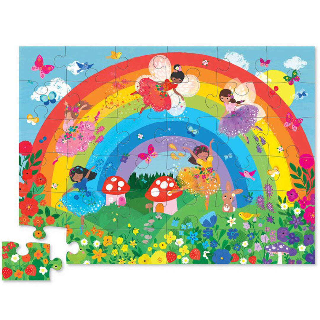Crocodile creek vloerpuzzel regenboog - 36st