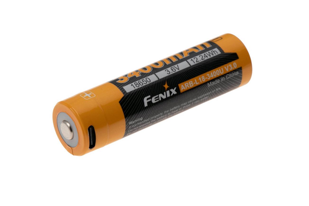 Fenix ARB-L18-3400U V3.0, 18650 accu, 3400 mAh
