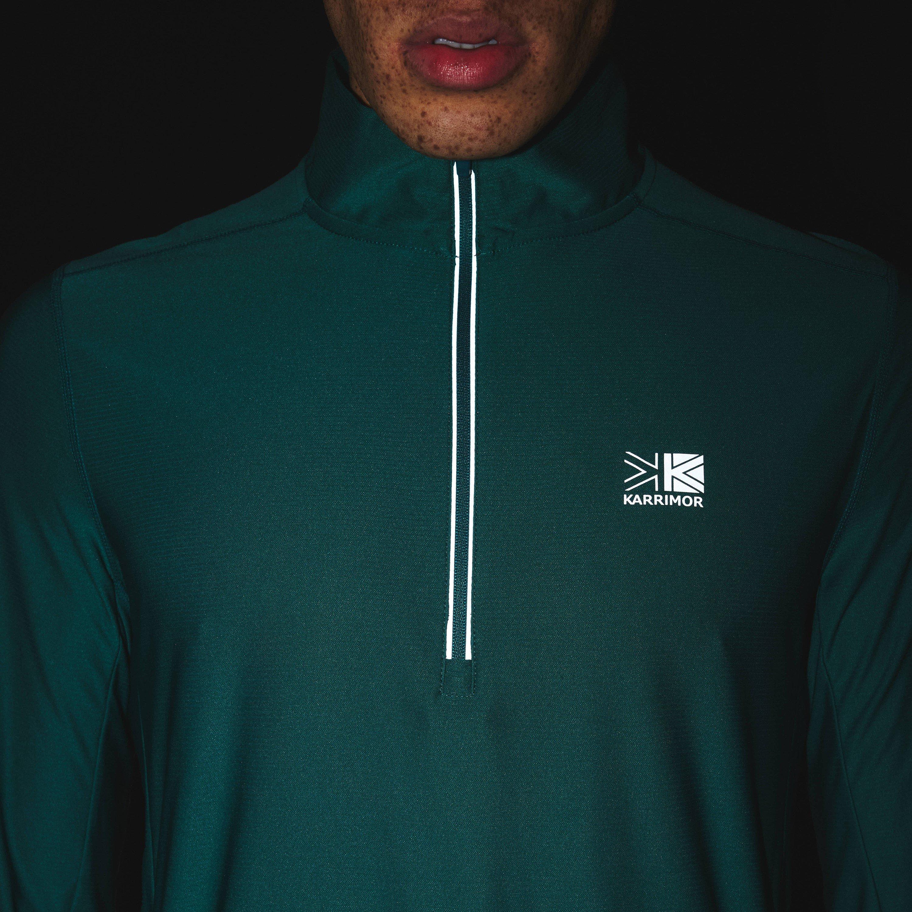 Karrimor Long SleevequarterZip Top Mens