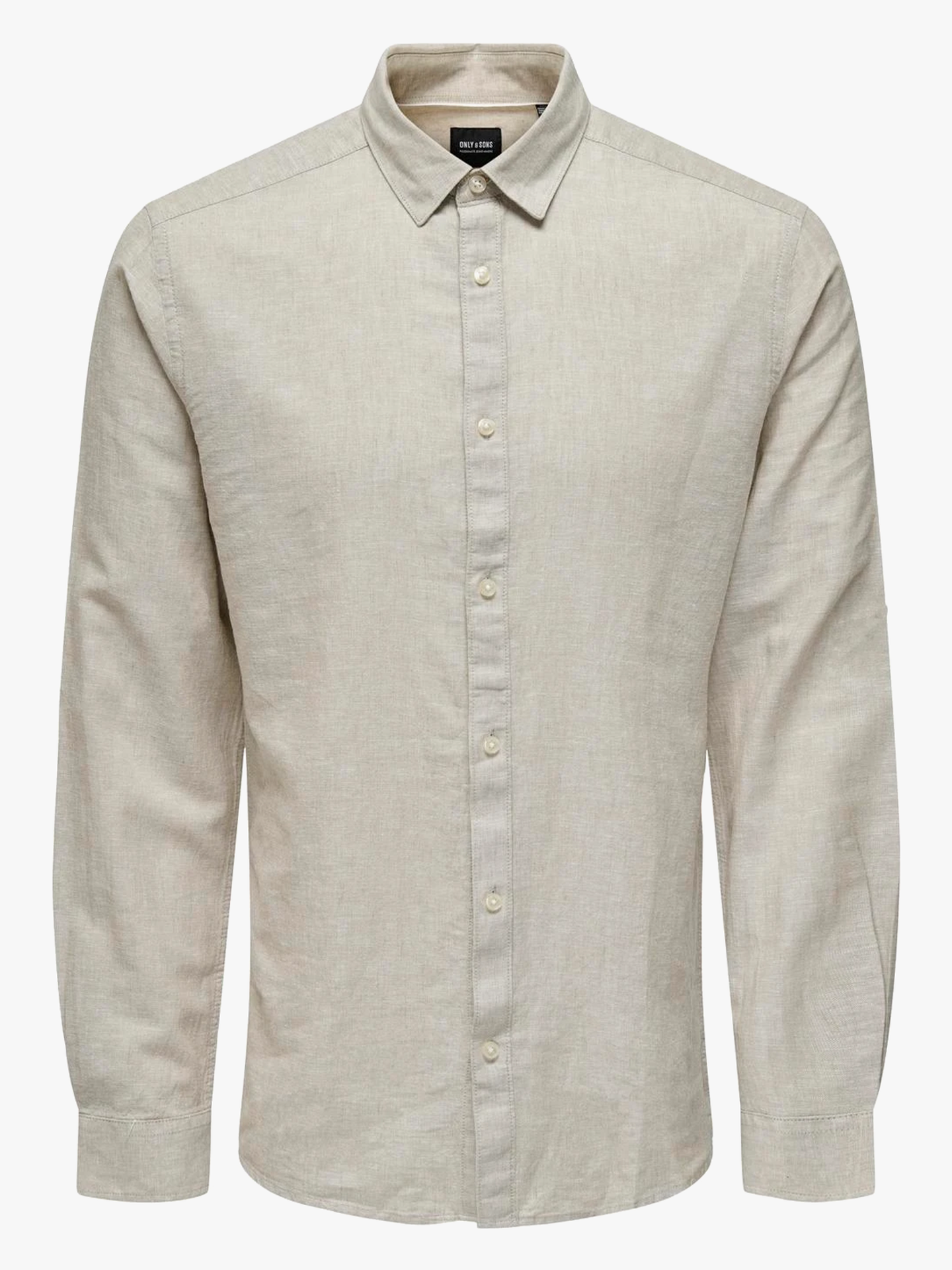 Caiden Long Sleeve Solid Linen Shirt
