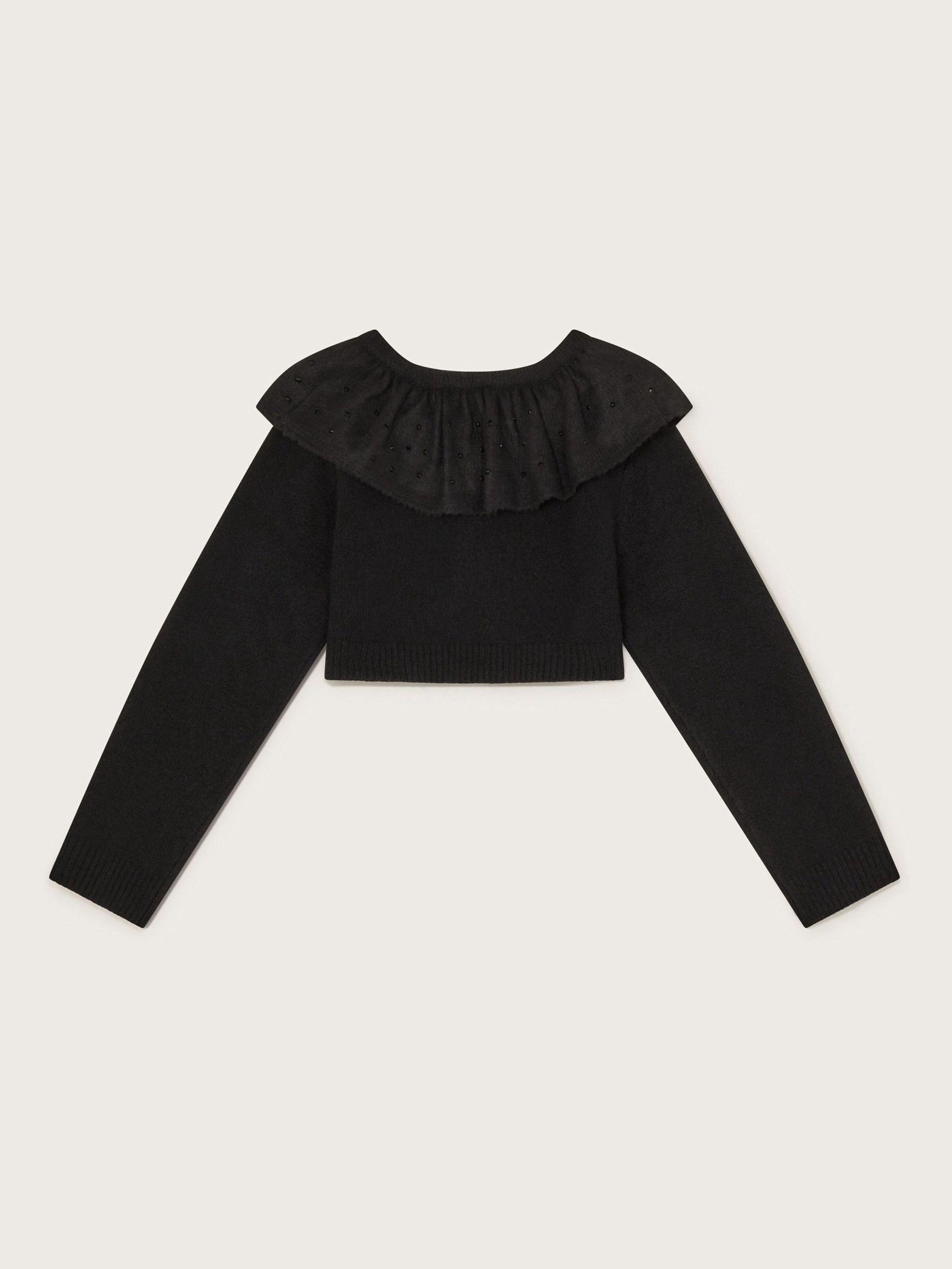 Monsoon oversized vest met grote kraag