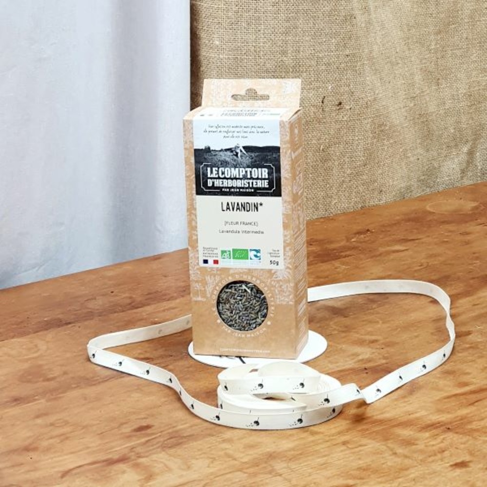 Coffret d'une lavande, avec son infusion de lavandin bio