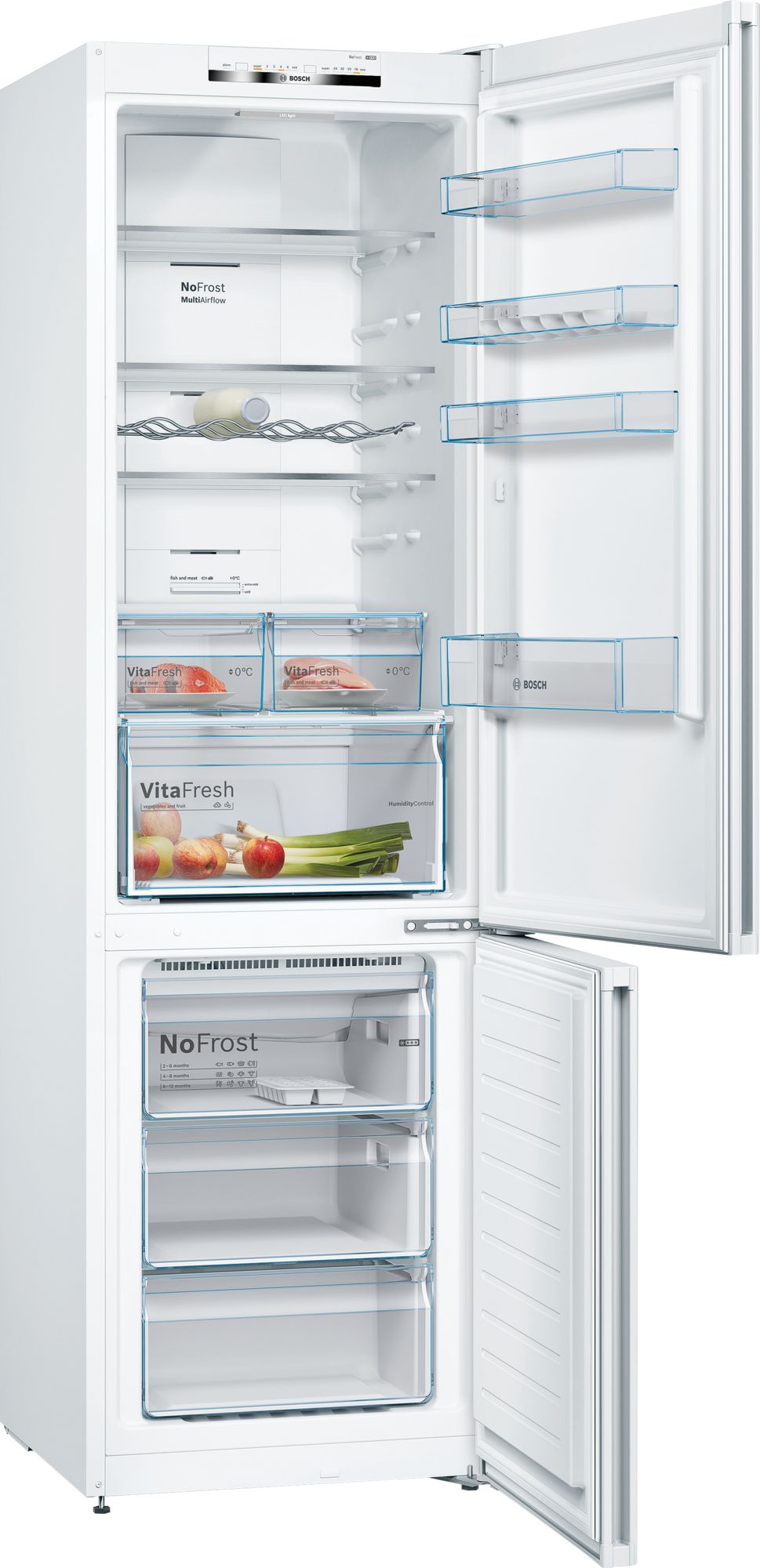Refrigerador Combinado Independente Série 4 203 x 60 cm Branco KGN39VWDA