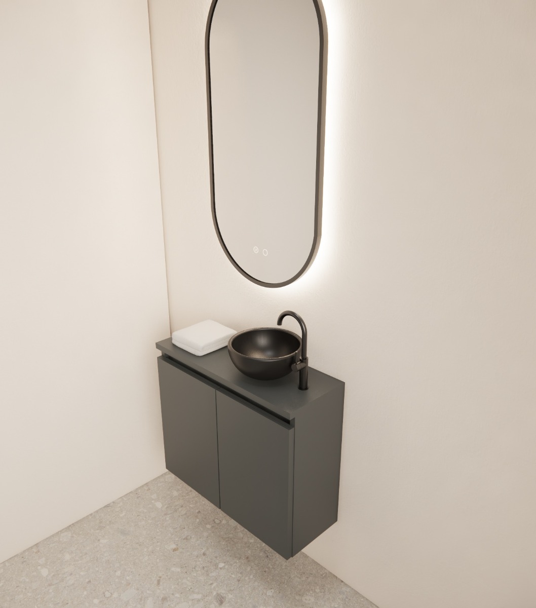 Gliss Design Echo toiletmeubel 60cm graphite