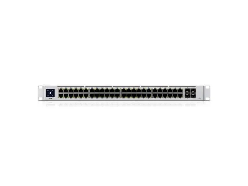 Ubiquiti UniFi Switch USW-48-POE - Switch - Administreret - 48 x 10/100/1000 (32 PoE )   4 x Gigabit SFP - monterbar på stativ, desktop - PoE  (195 W)