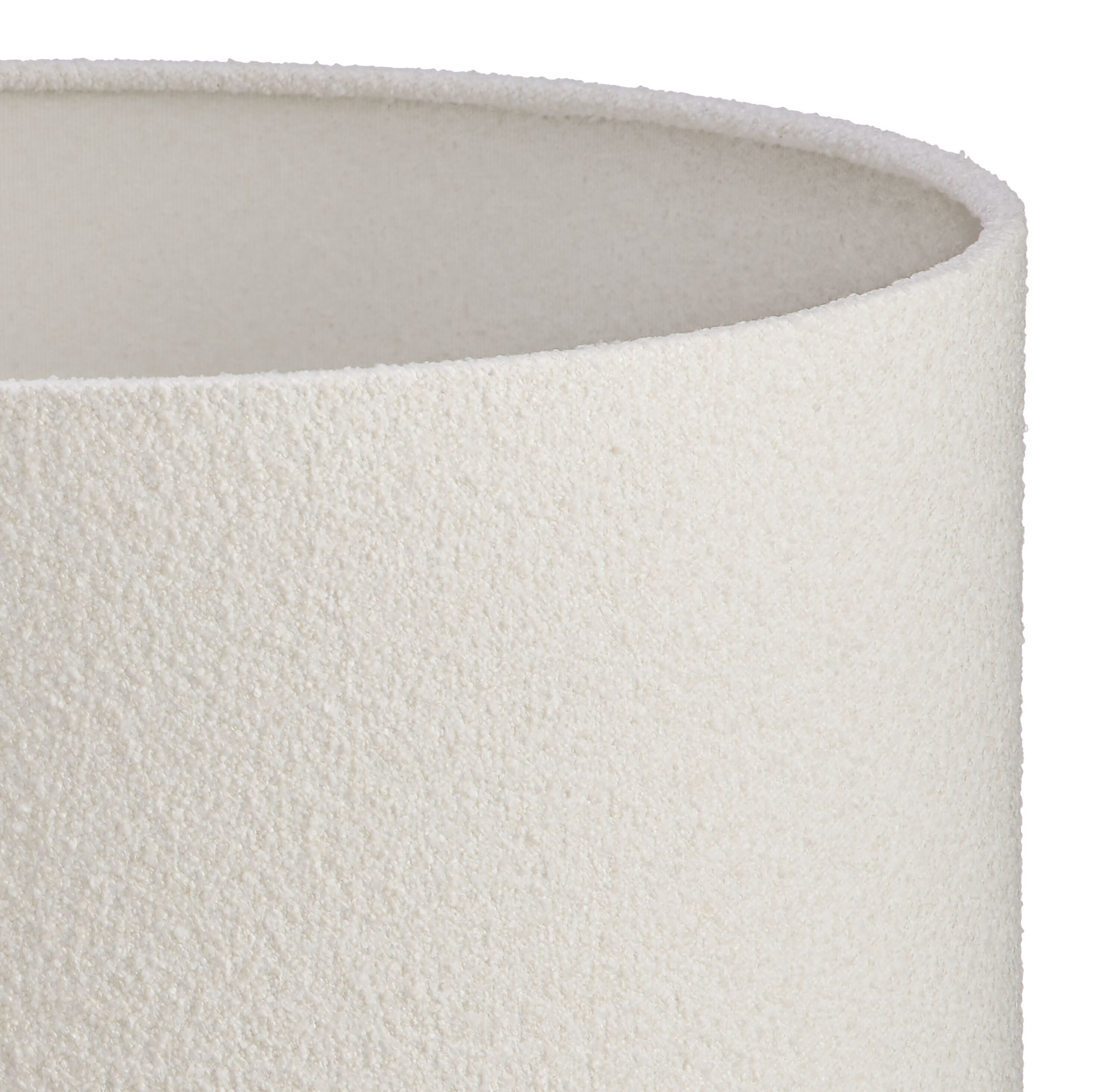 BLING 25 Schirm_weiss - Weiss / H: 23.0 cm x D: 40.0 cm