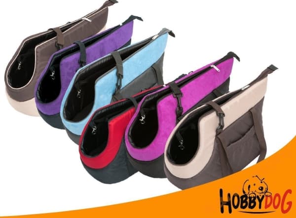 Hobbydog Bag - Brun med beige skjerf (Nubuck) R2