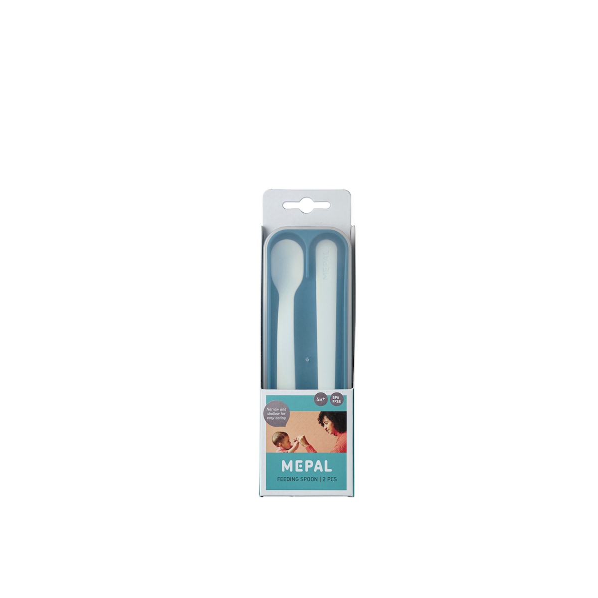 Mepal Mio Feeding spoon 16.5 cm 2 pcs Dark blue