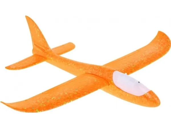 Ramiz Styrofoam-modelfly lysegult