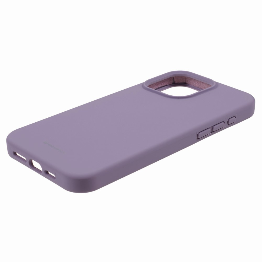 Mercury Goospery - iPhone 15 Pro Silikon Case Hülle - Violett (Matt)