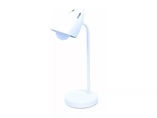 Lampe de bureau 30 cm en métal blanc laqué - LUXO