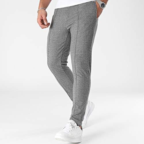 Pantalon Chino Gris Chiné