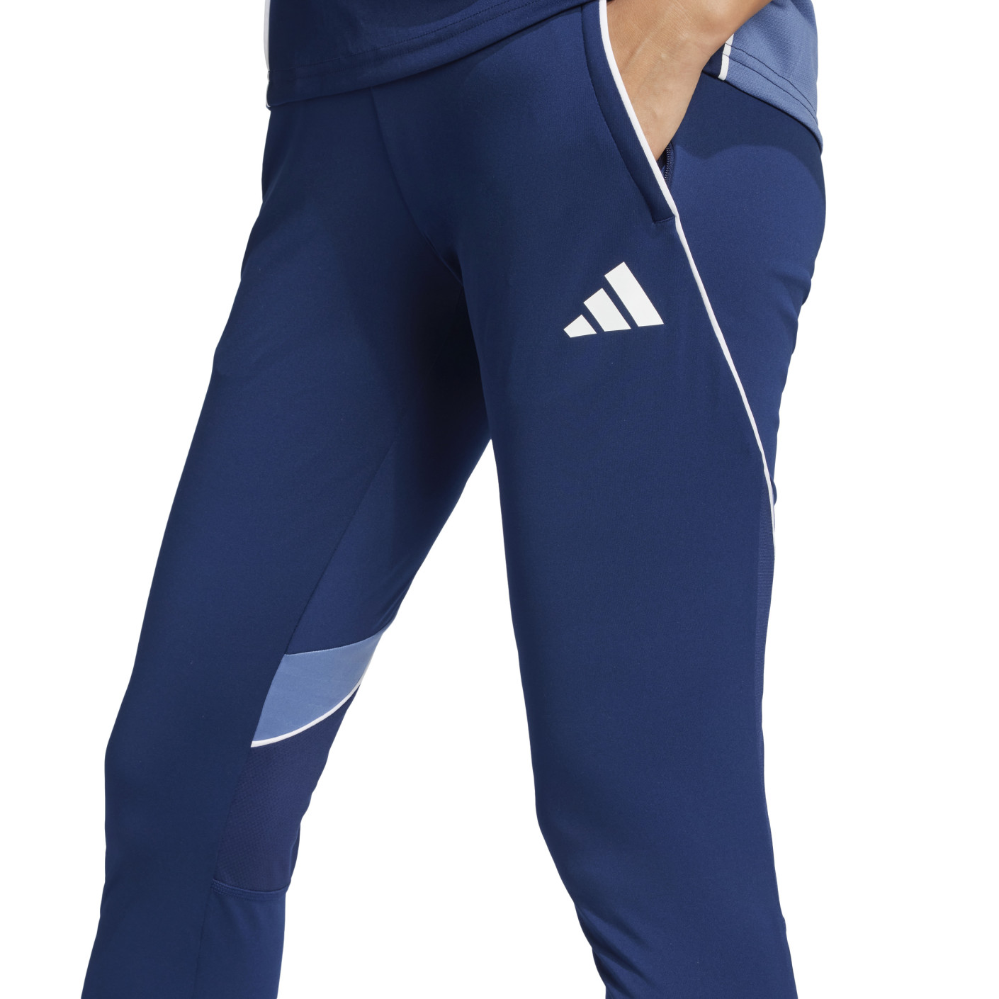 Adidas Tiro 25 Competition Trainingsbroek Dames Donkerblauw Lichtblauw Wit