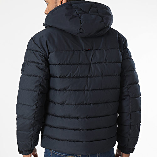 Doudoune Capuche Mid New York 3735 Bleu Marine