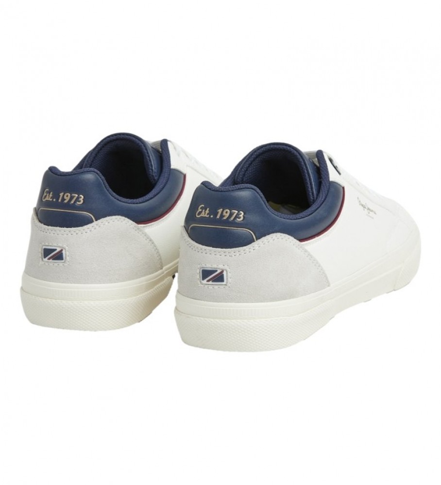 Tênis Pepe Jeans Kenton Journey M de couro branco
