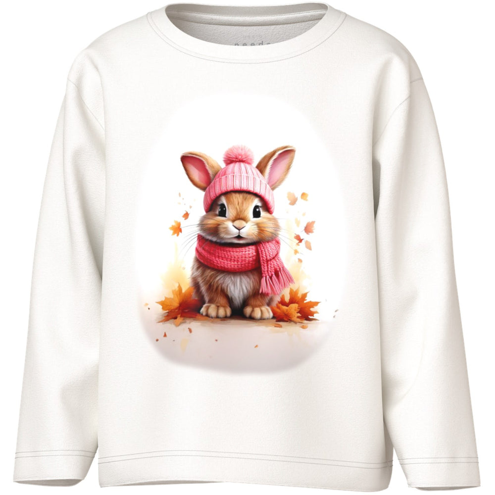 Køb Name It Cloud Dancer Autumn Bunny Nmfvotea Ls Nreg Top