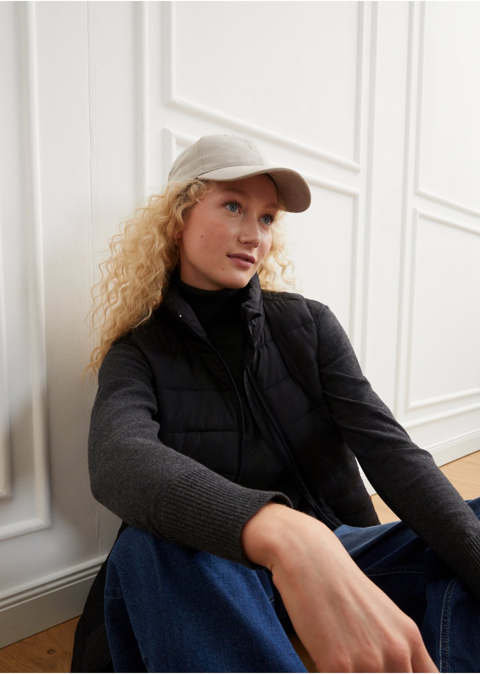 Veste matelassée sans manches avec technologie isolante