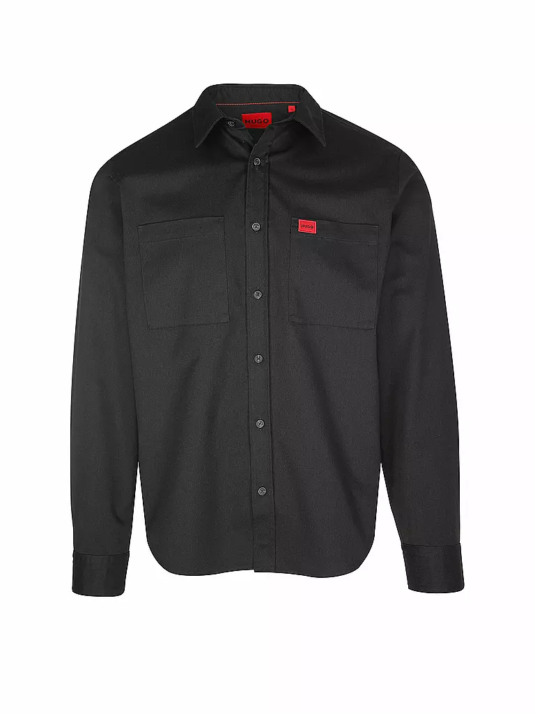 HUGO Overshirt EGRIN schwarz