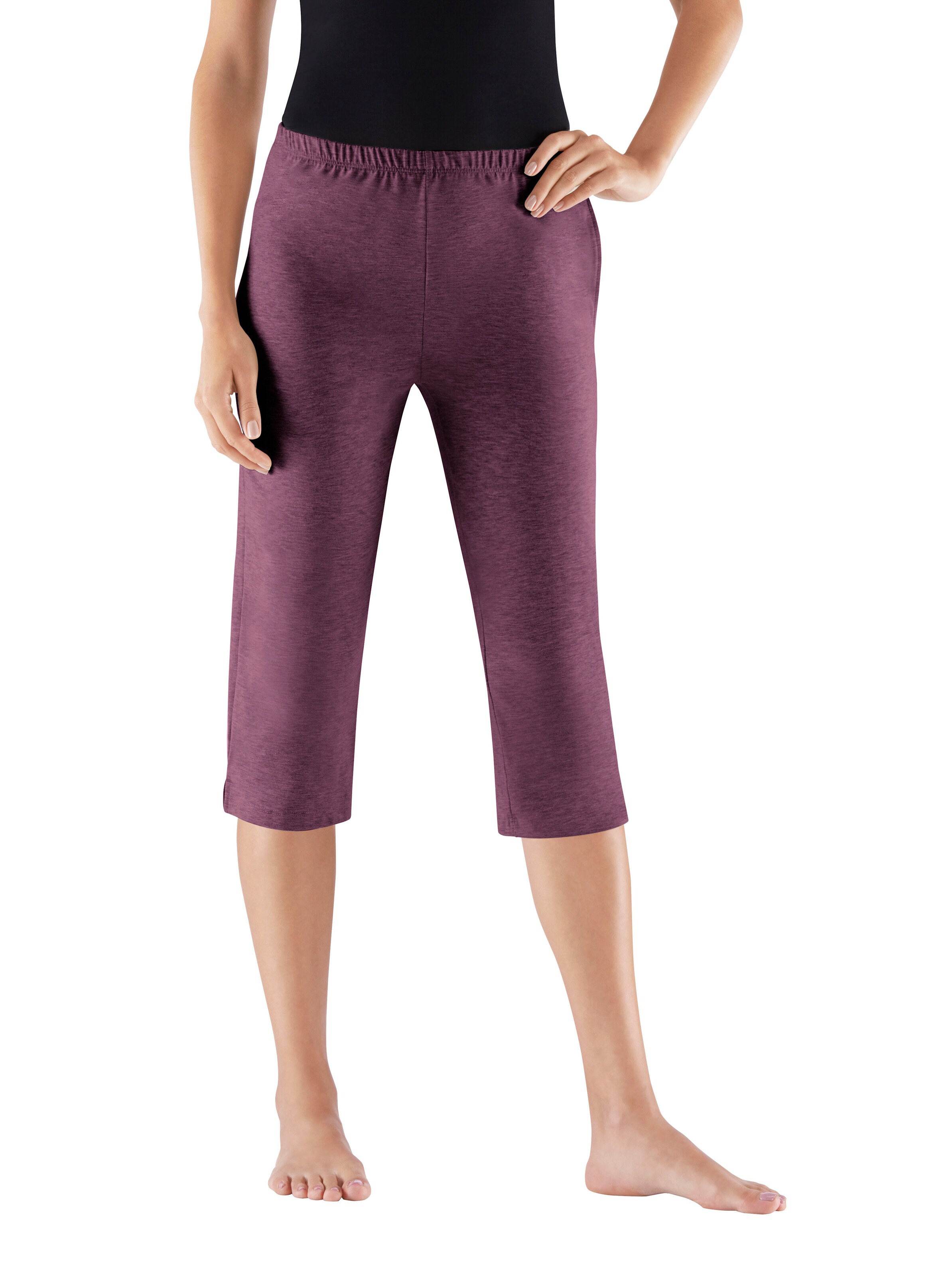 feel good Capri-Hosen in beere + marine