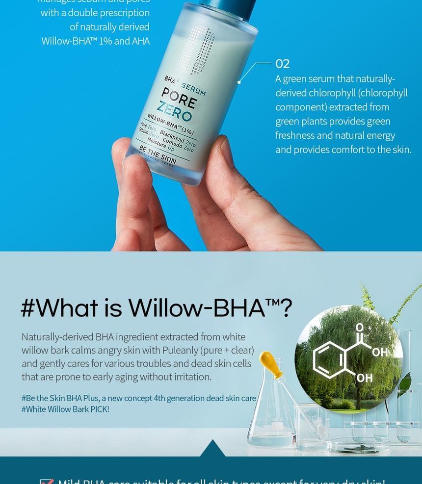 wees de huid - BHA+ Pore Zero Serum