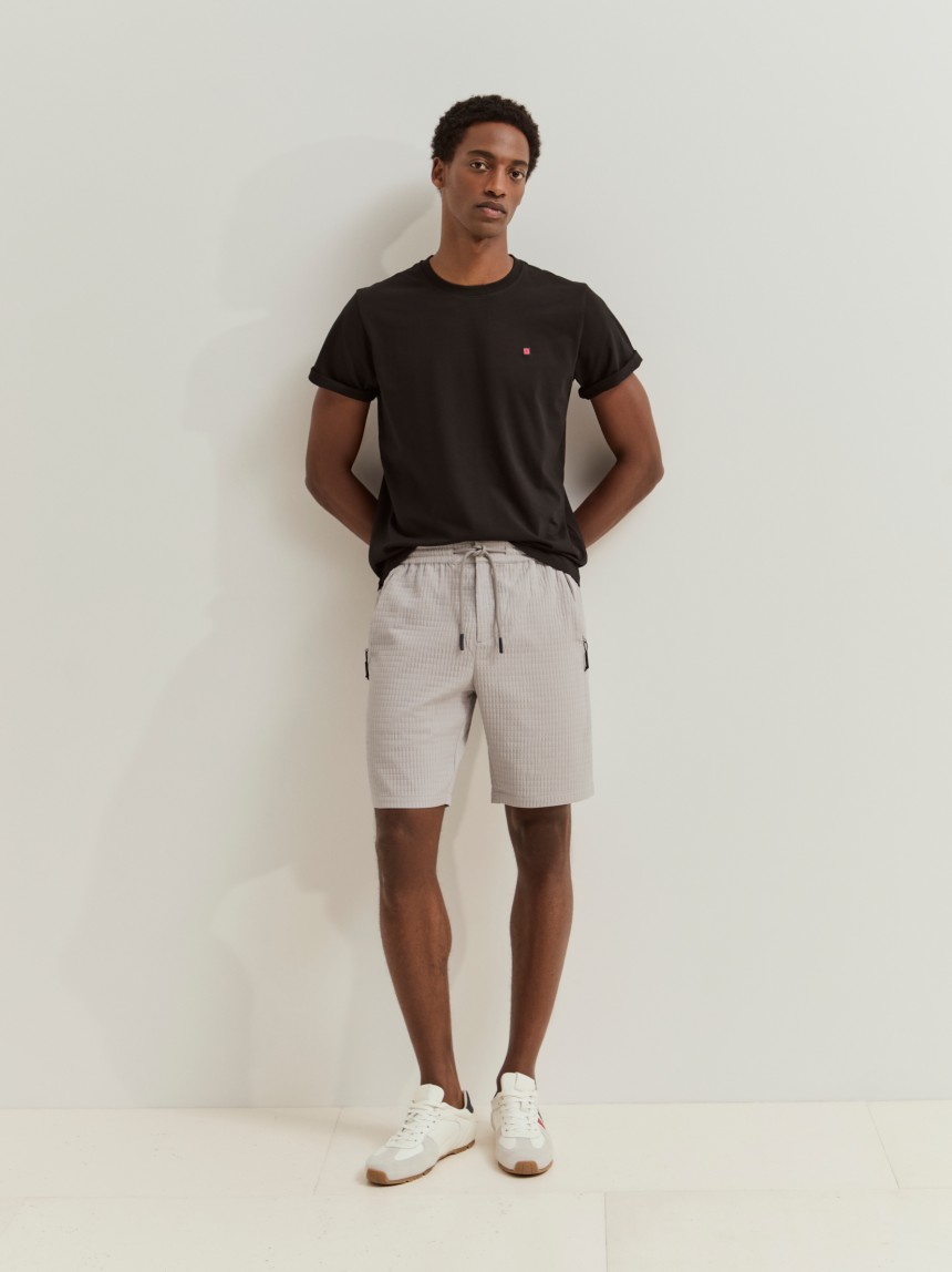 Calções regular fit