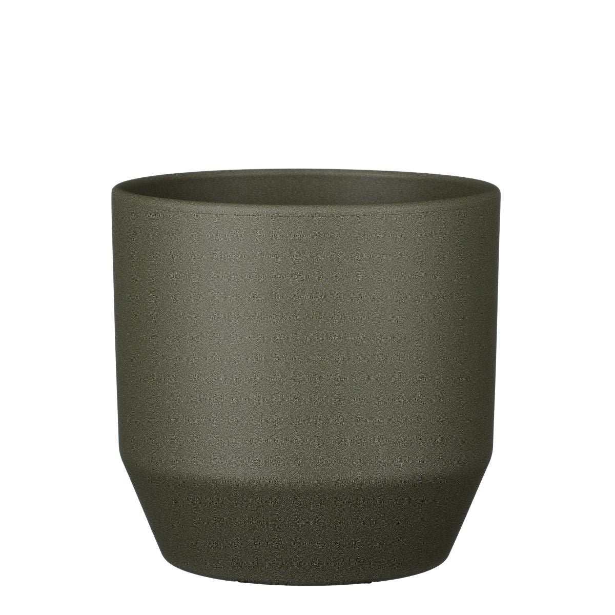 Mica decorations pot de fleur nola - 21.5x21.5x21 cm - céramique - vert