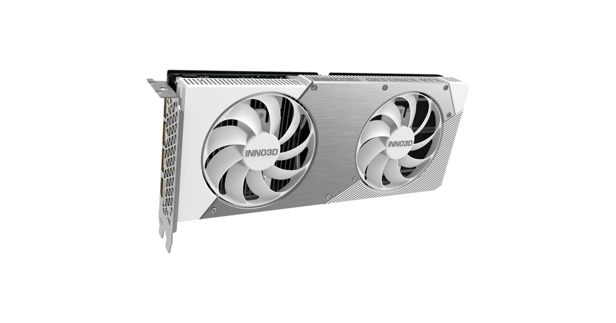 INNO3DGeForce RTX 5060 TWIN X2 OC WHITE 8GB grafische kaart  (DLSS 4, 3x DisplayPort, 1x HDMI 2.1)