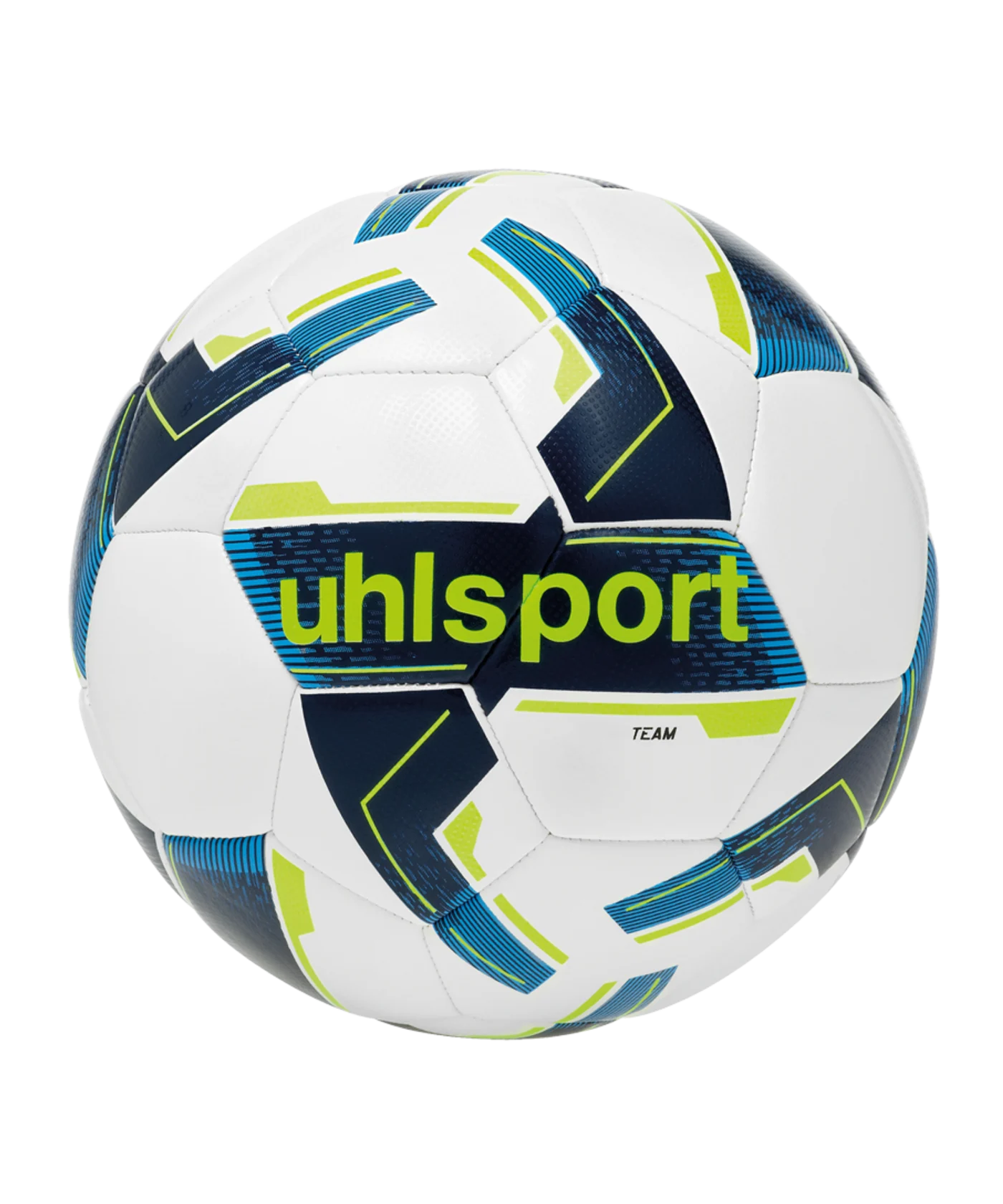 uhlsport Team Trainingsball Gr. 4 Weiss Blau F03