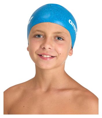 Bonnet de Bain Enfant Arena Silicone Junior Cap Bleu
