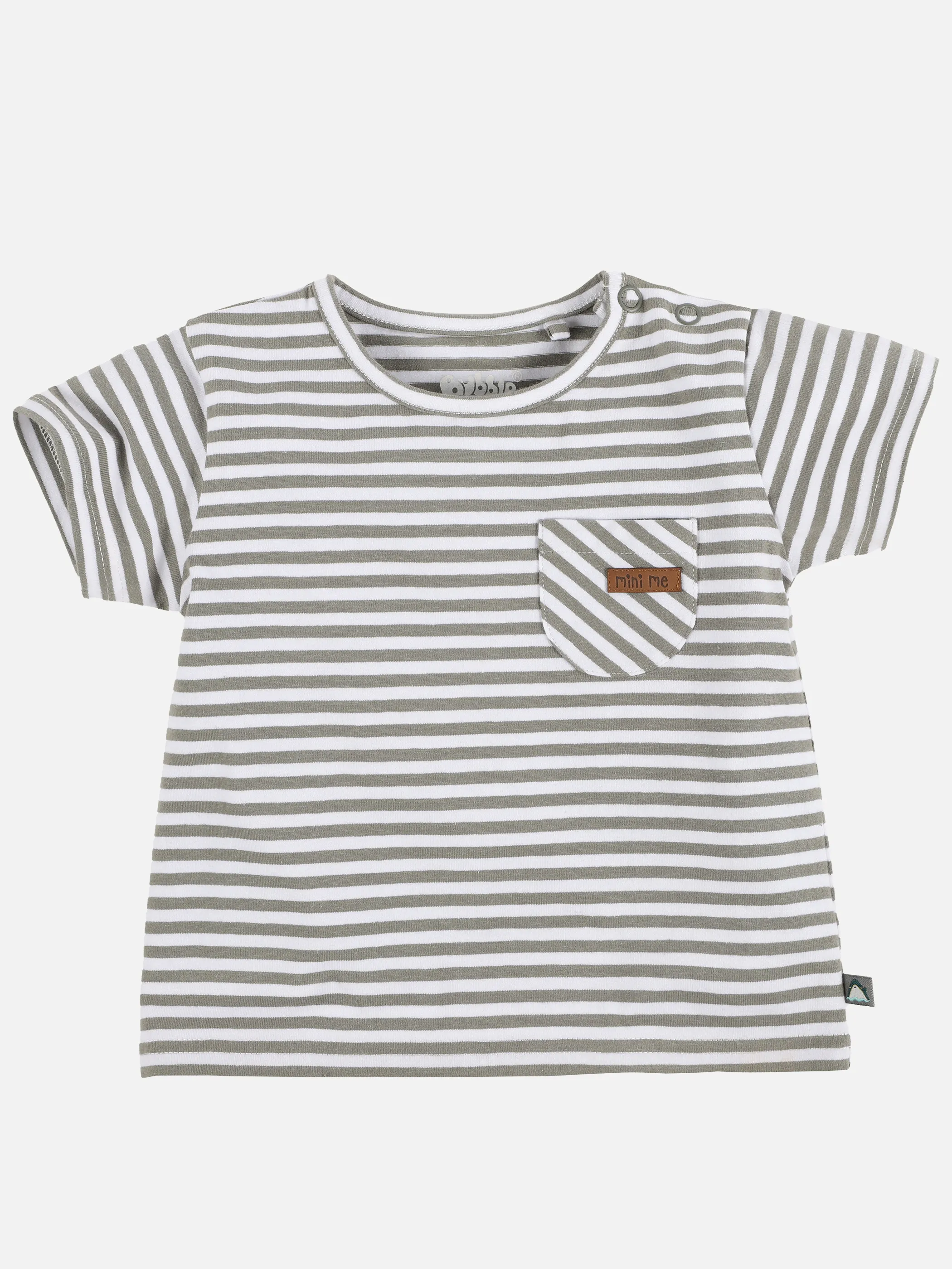 Baby Streifenshirt mit Brusttasche